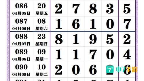 排列五综合版老版